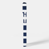 ブルーストライプ金ゴールドいかり航海の Case-Mate iPhoneケース (裏面 / 左)