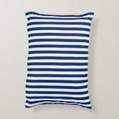 ブルーストライプ アクセントクッション (裏面(縦))