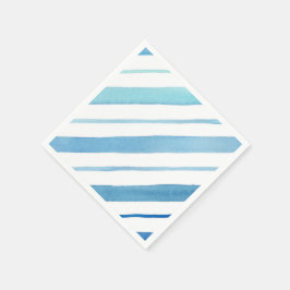 ブルーストライプ スタンダードカクテルナプキン