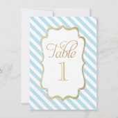 ブルーストライプ テーブルナンバー (裏面)