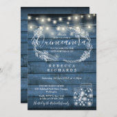 ブルーストリングライツメイソンジャースキンセアニラ15日 招待状 (正面/裏面)