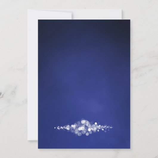 ブルーストリングライトサプライズ75thバースデーパーティー 招待状 (裏面)