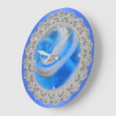 ブルーストリーク ラージ壁時計 (傾斜)