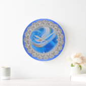 ブルーストリーク ラージ壁時計 (ホーム)