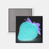 ブルーストロベリーネオンかわいい マグネット (正面/裏面)