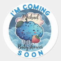 ブルーストロベリ来ーのベビーおもしろいシャワー