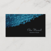 ブルーストロー絵を描クのミニマリスト 名刺 (正面)