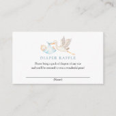 ブルーストークおむつラッフルインサートカード エンクロージャーカード (正面)