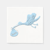 ブルーストークの配達ボーイ スタンダードカクテルナプキン (正面)