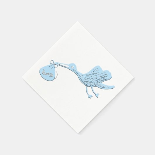 ブルーストークの配達ボーイ スタンダードカクテルナプキン (角)