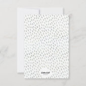 ブルーストークベビーシャワー招待状 招待状 (裏面)