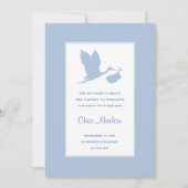 ブルーストーク生誕の発表 案内状 (正面)