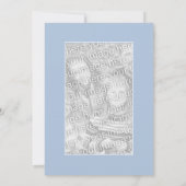 ブルーストーク生誕の発表 案内状 (裏面)