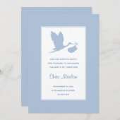 ブルーストーク生誕の発表 案内状 (正面/裏面)