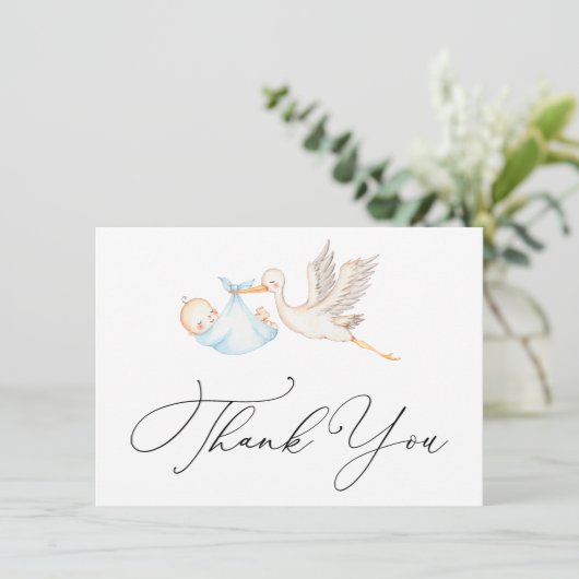 ブルーストーク赤ちゃんシャワーありがとう (スタンド正面)