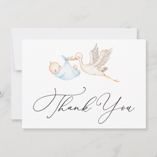 ブルーストーク赤ちゃんシャワーありがとう (正面)