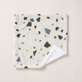 ブルーストーンエデングリーンブラックテラッツォ#1 バスタオルセット (ウォッシュタオル)