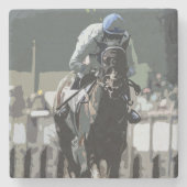 ブルーストーンコースターの騎手を持つ競走馬 ストーンコースター (正面)