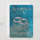 ブルーストーンシルバーアニバーサバーズ招待状 招待状 (裏面)