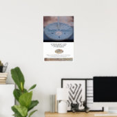 ブルーストーン日時計 ポスター (ホームオフィス)