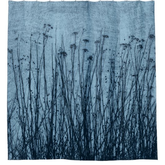 ブルースドライプラントギンガ初期のム シャワーカーテン (正面)