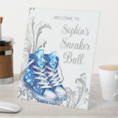 ブルースニーカーボール歓迎テーブル 台座サイン (インサイチュ)