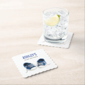 ブルースニーカー赤ちゃんシャワーコースター、紙コースター ペーパーコースター (インサイチュ)