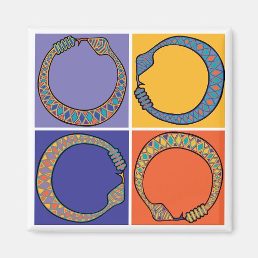 ブルースネークオーボロス マグネット (正面)