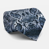ブルースネークプリント ネクタイ (ロール)
