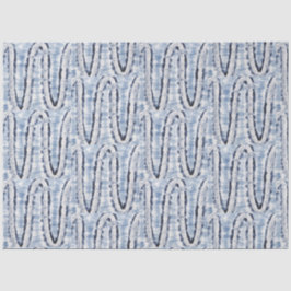 ブルースネーク絞り染め伝統的パターンスタイル 薄葉紙