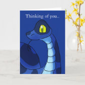 ブルースネーク カード (黄色い花)