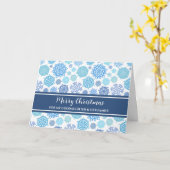 ブルースノウのゴド娘&家族のクリスマス カード (黄色い花)