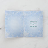 ブルースノエレガントーク&シークンズクリスマス シーズンカード (内部)