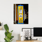 ブルースノコヴィンテージガスポンプ ポスター (ホームオフィス)