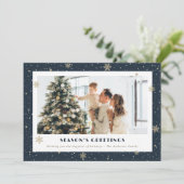 ブルースノーシーズンズグリーティングフォトホリデーカード シーズンカード (スタンド正面)