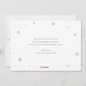 ブルースノーシーズンズグリーティングフォトホリデーカード シーズンカード (裏面)