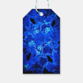 ブルースノーフレークギフトラベル ギフトタグ (裏面)