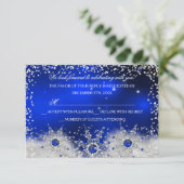 ブルースノーフレーククリスマスパーティーRSVP 出欠カード (スタンド正面)