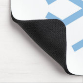 ブルースノーフレーククリスマスマウスパッド マウスパッド (コーナー)