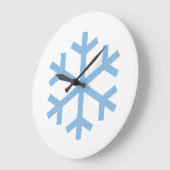 ブルースノーフレーククリスマス大時計 ラージ壁時計 (傾斜)