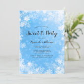 ブルースノーフレークスウィンターワンダーランドスウィート16 招待状 (スタンド正面)