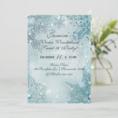 ブルースノーフレークスウィンターワンダーランドホリデーパーティー 招待状 (スタンド正面)