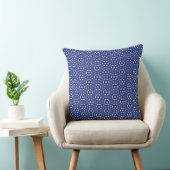 ブルースノーフレークススターソウピロー クッション (椅子)