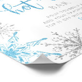 ブルースノーフレークスホットココアバーポスター ポスター (角)