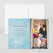 ブルースノーフレークスワーズホリデーフォトポストカード シーズンポストカード (正面/裏面)