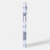 ブルースノーフレークダマスク模様 Case-Mate iPhoneケース (裏面 / 右)