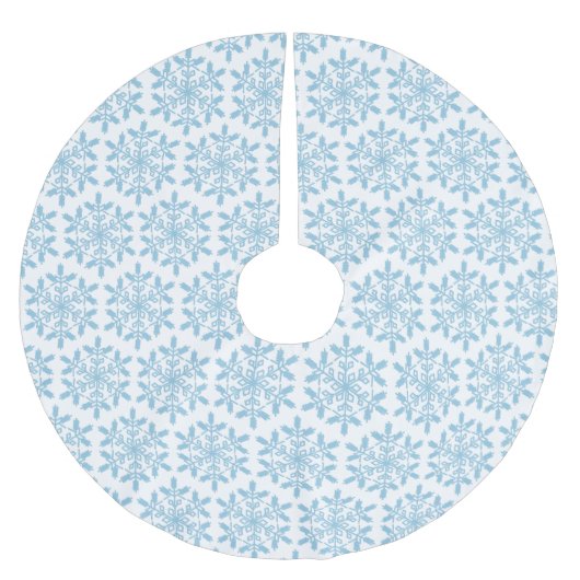 ブルースノーフレークツリースカート ブラッシュドポリエステルツリースカート (正面)