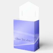 ブルースノーフレークパターンのクリスマスのお気に入りボックス フェイバーボックス (オープン)