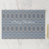 ブルースノーフレークライク紙クリスマスプレイスマット ペーパーパッド (インサイチュ)