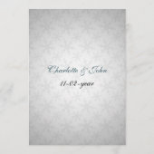 ブルースノーフレーク冬のウェディングメニュー メニュー (裏面)